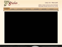 Tablet Screenshot of gioiacafe.com
